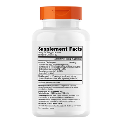 High Absorption Curcumin, 500mg