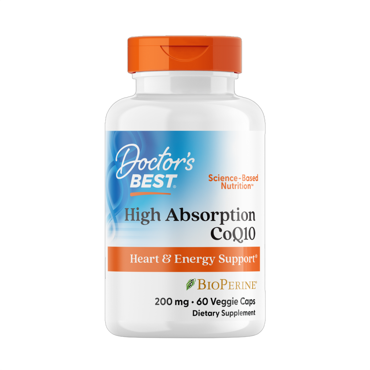 High Absorption CoQ10 with BioPerine, 200mg