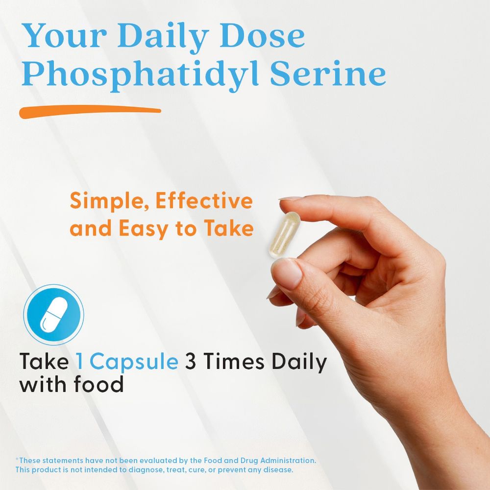 Phosphatidylserine with SerinAid, 100mg