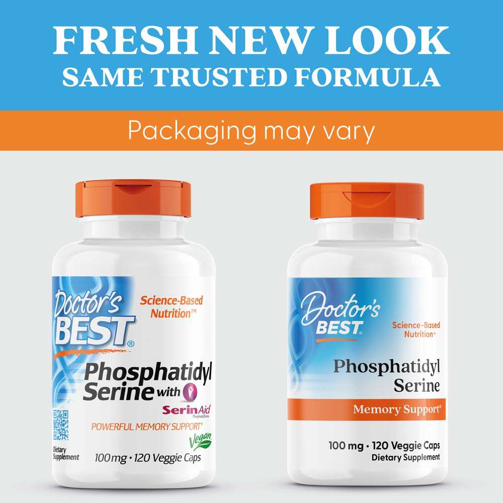 Phosphatidylserine with SerinAid, 100mg