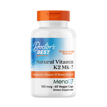 Natural Vitamin K2 MK-7 with MenaQ7, 100mcg
