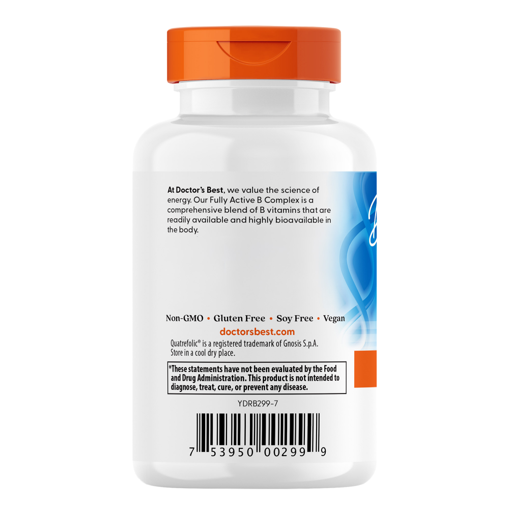 Fully Active B Complex with Quatrefolic