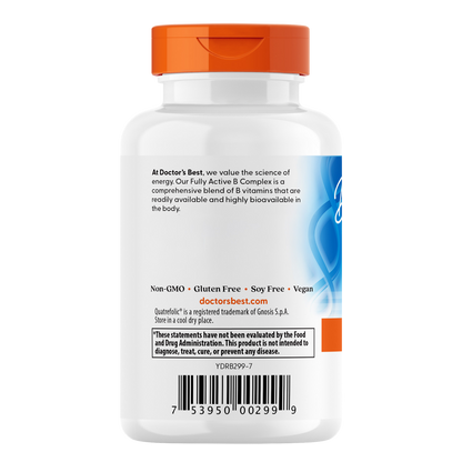 Fully Active B Complex with Quatrefolic