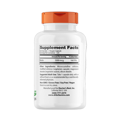 Biotin, 5000mcg