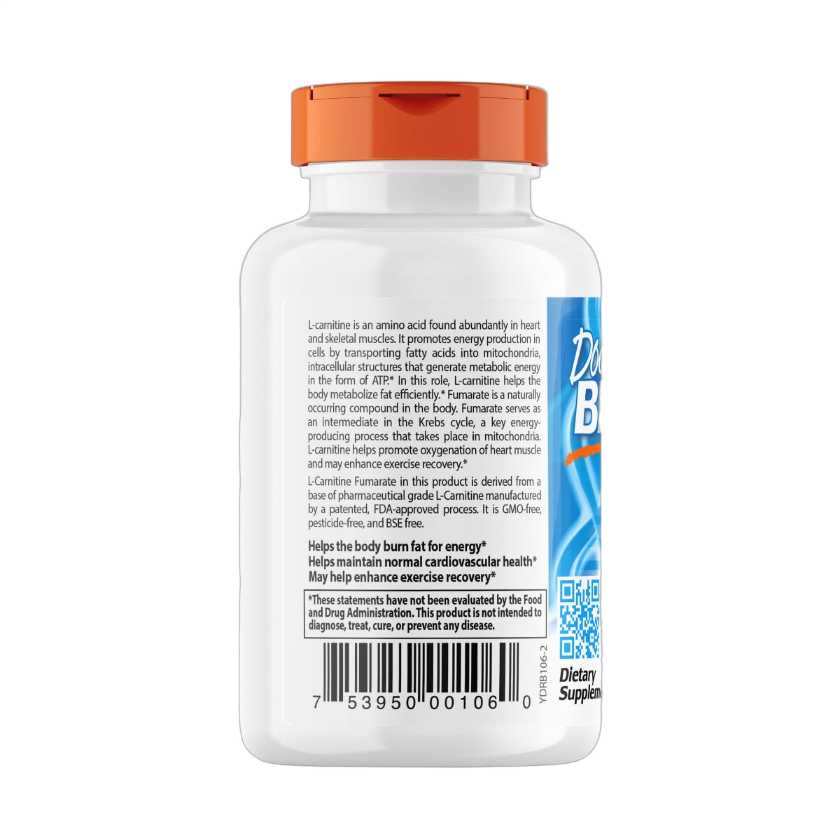 L-Carnitine Fumarate with Biosint Carnitines, 855mg