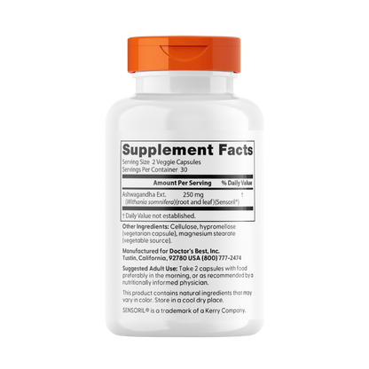 Ashwagandha with Sensoril, 125mg