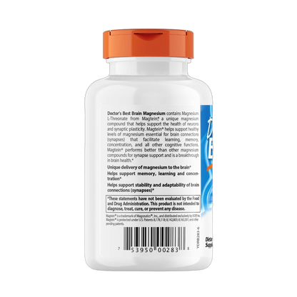 Brain Magnesium with Magtein, 50mg