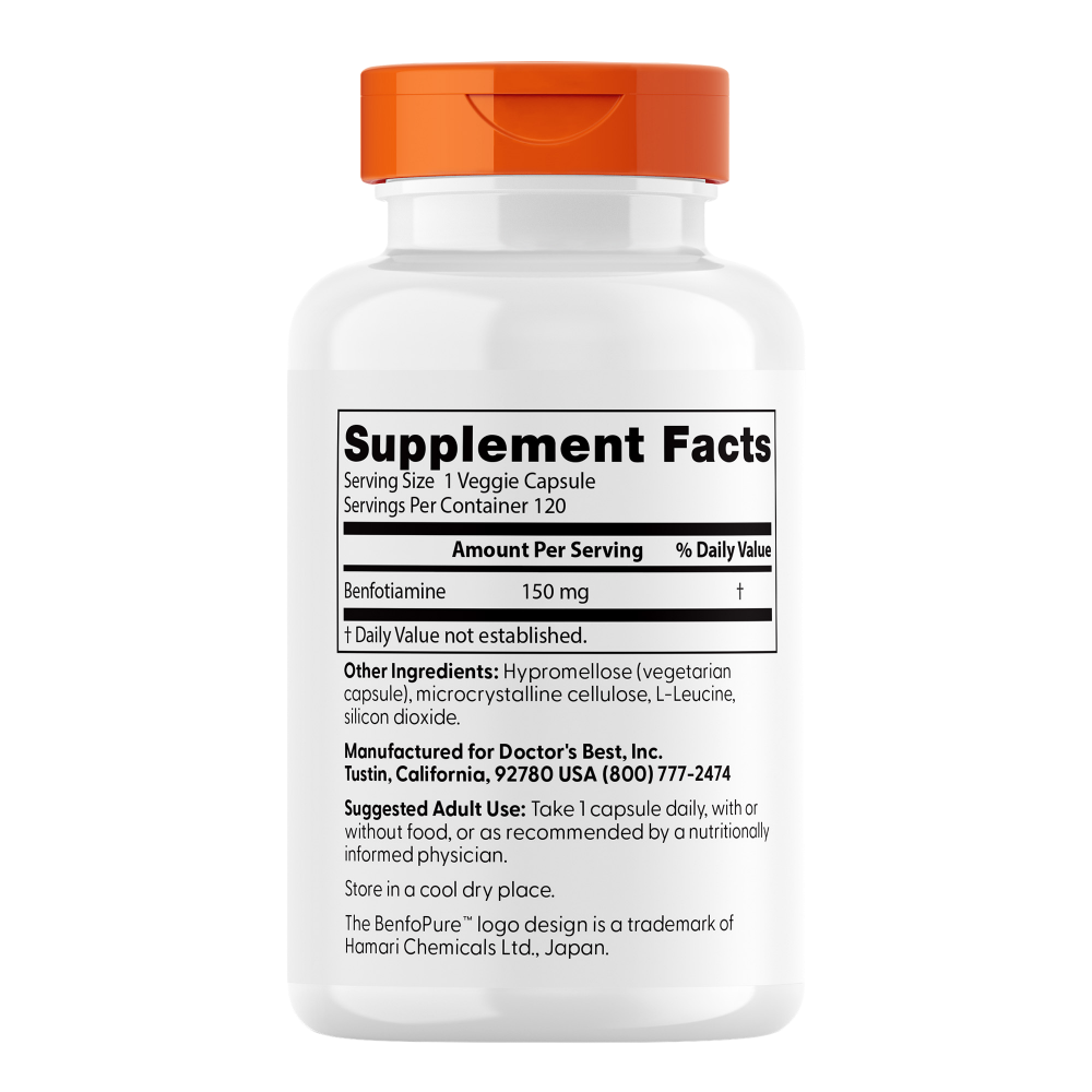 Benfotiamine 150 with BenfoPure, 150mg