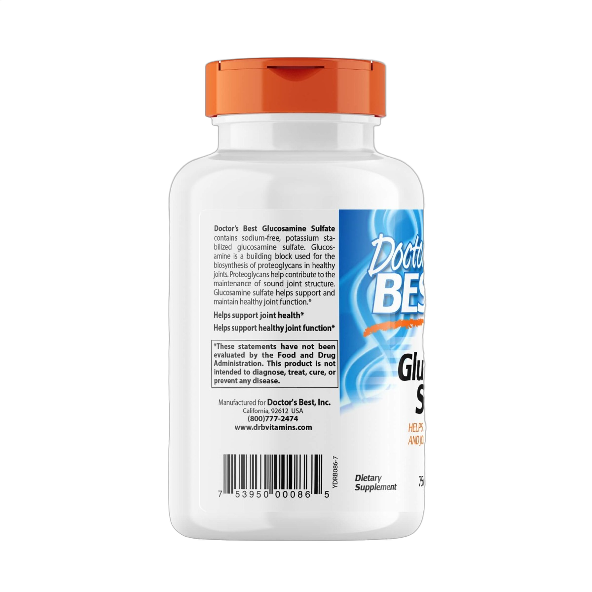 Glucosamine Sulfate, 750mg