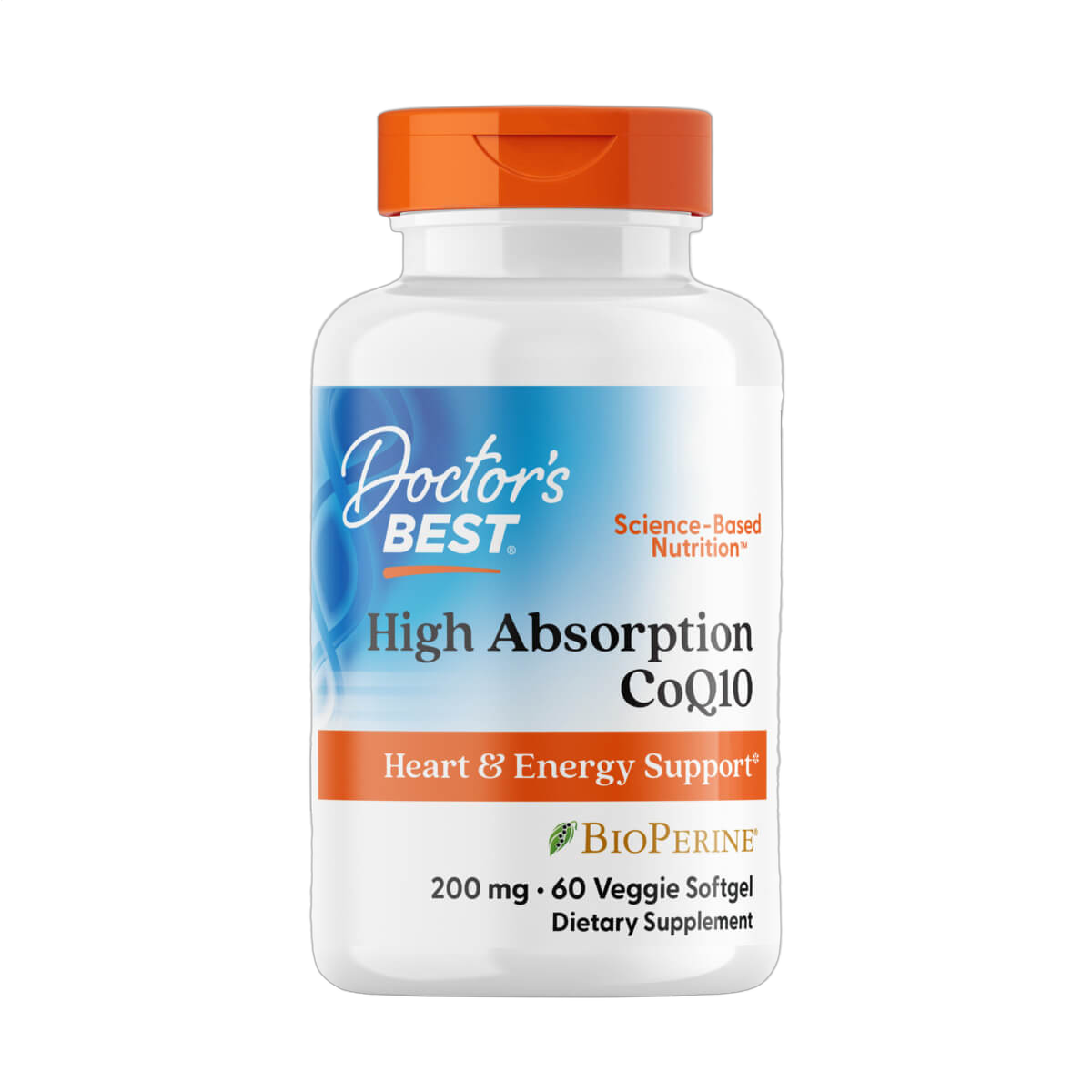 High Absorption CoQ10 with BioPerine, 200mg