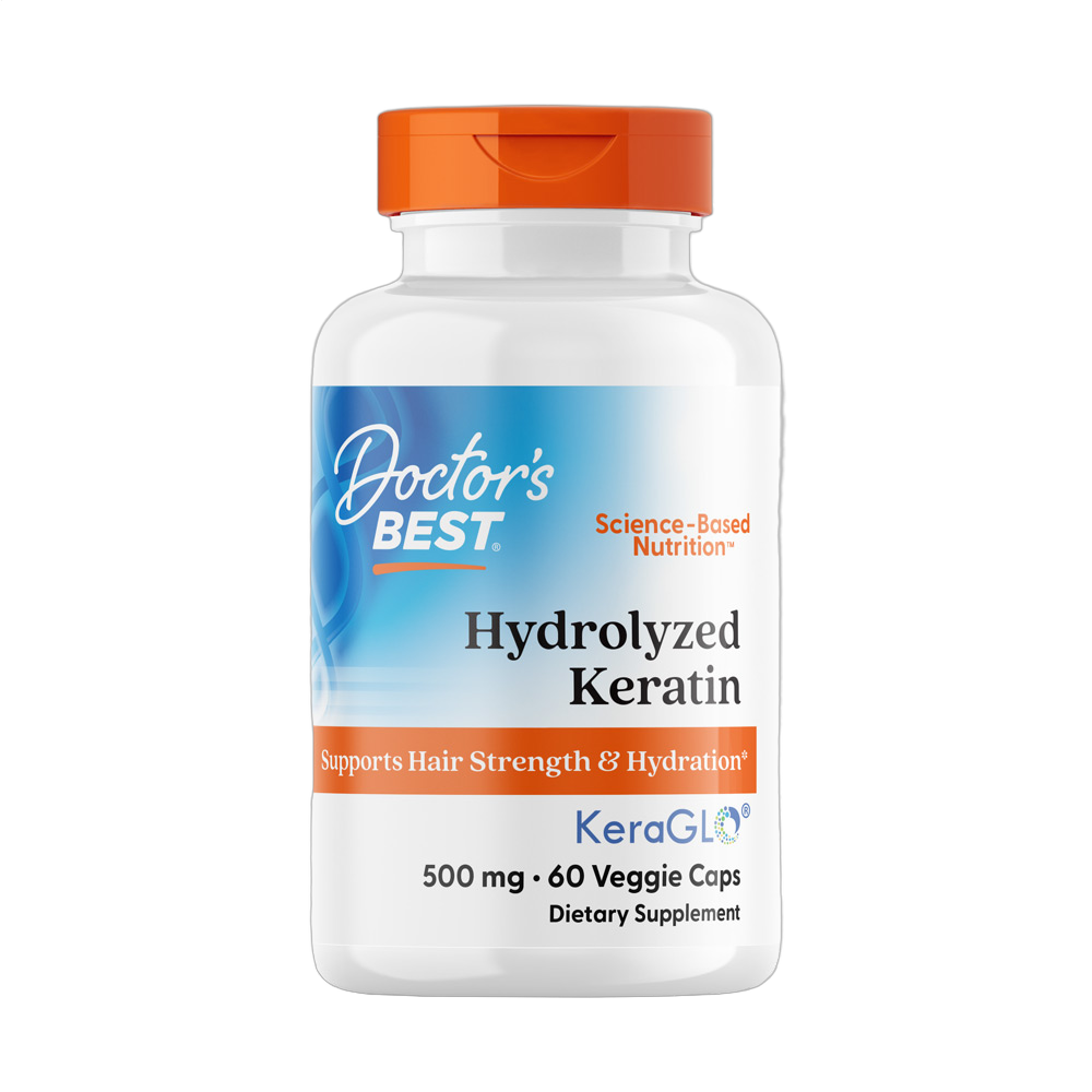 Hydrolyzed Keratin, 500mg