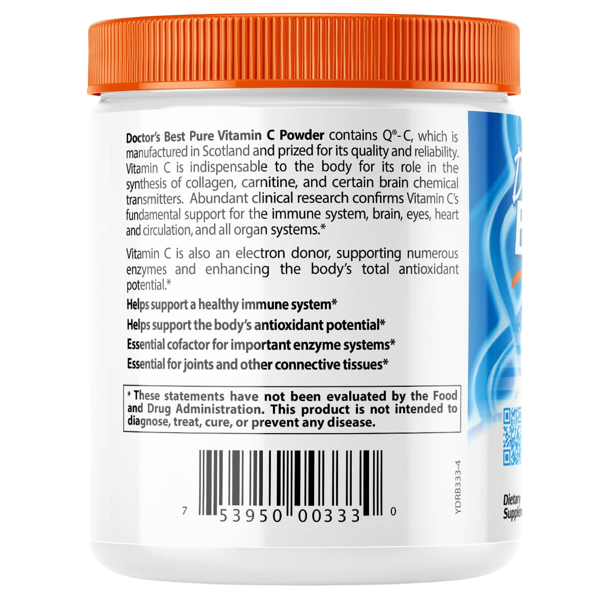Pure Vitamin C Powder with Q-C