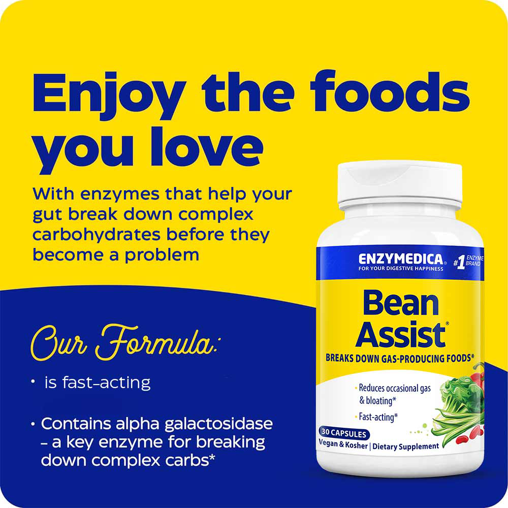 BeanAssist, for gas inducing foods