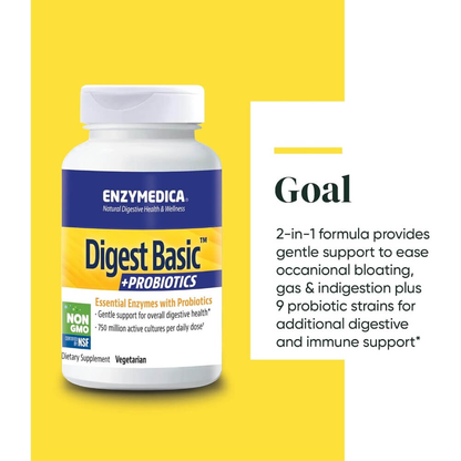 Digest Basic + Probiotics, for gentle digestive support