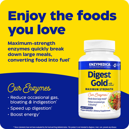 Digest Gold, digestive support for larger meals