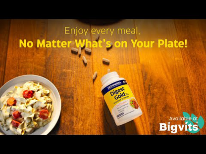 Digest Gold + Probiotics, digestive support for larger meals