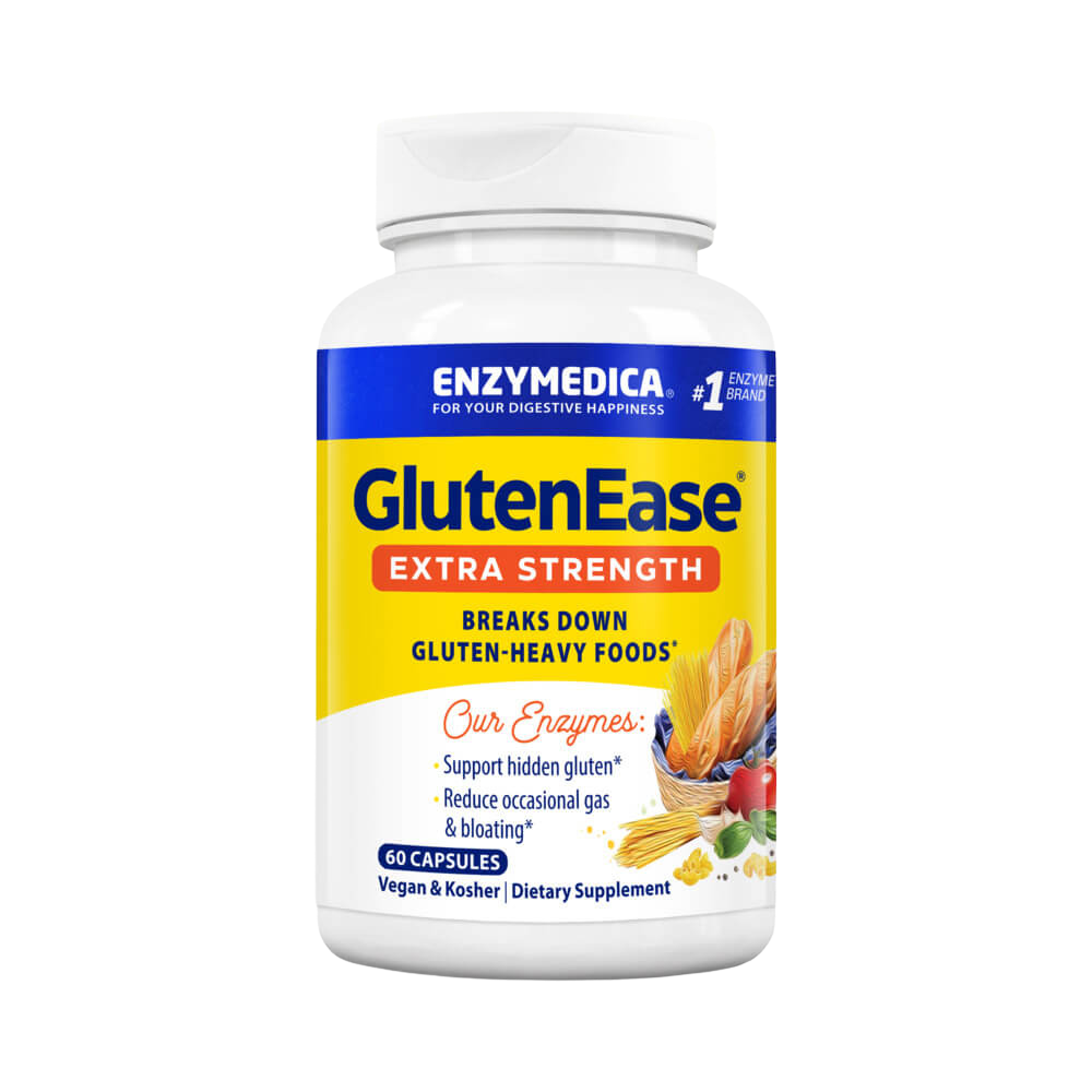 GlutenEase Extra Strength, to aid gluten breakdown
