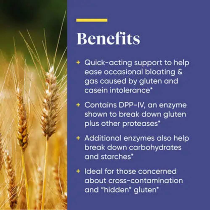 GlutenEase Extra Strength, to aid gluten breakdown