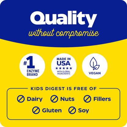 Kids Digest Chewable, gentle digestive support