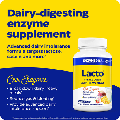 Lacto, dairy digestive support
