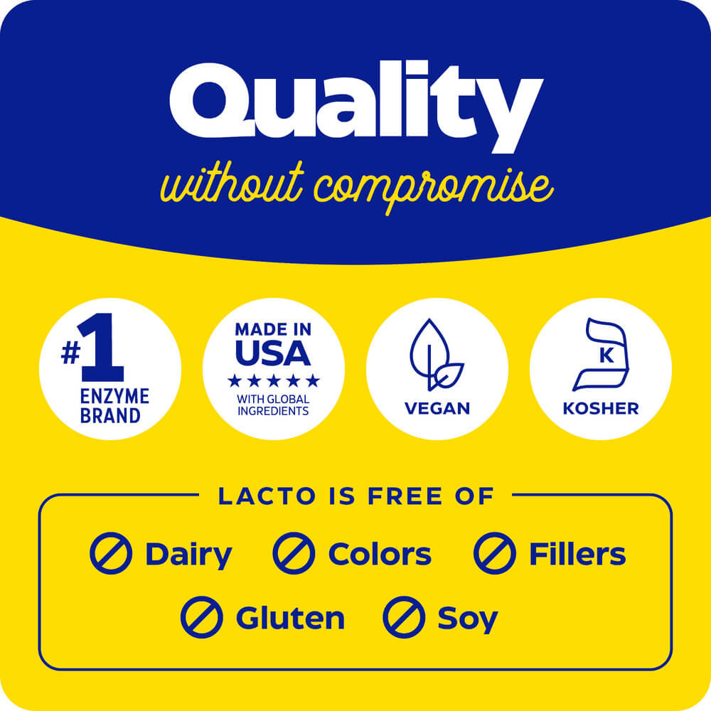 Lacto, dairy digestive support