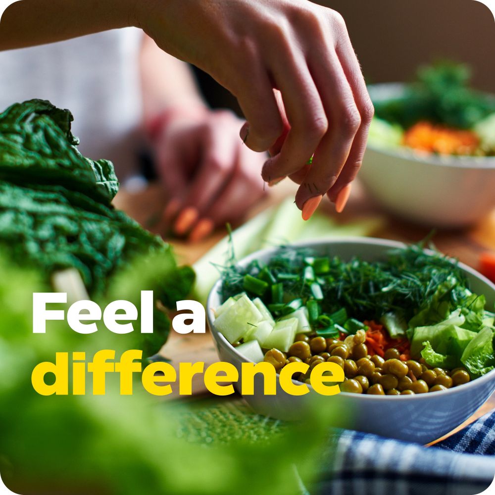 VeggieGest, support for veg heavy meals