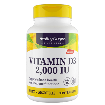 Vitamin D3, 2000iu, Softgels (MCT Oil)