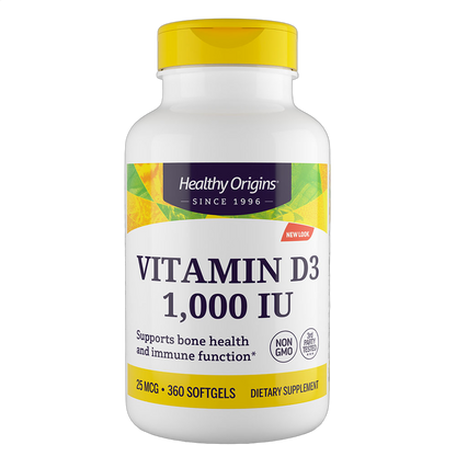 Vitamin D3, 1000iu, Softgels (MCT Oil)