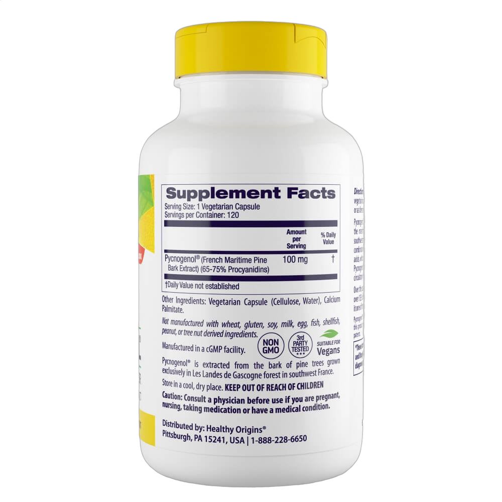 Pycnogenol, 100mg