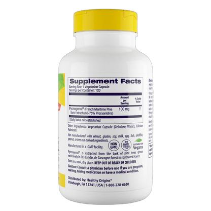 Pycnogenol, 100mg