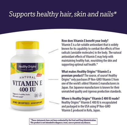Vitamin E, 400iu