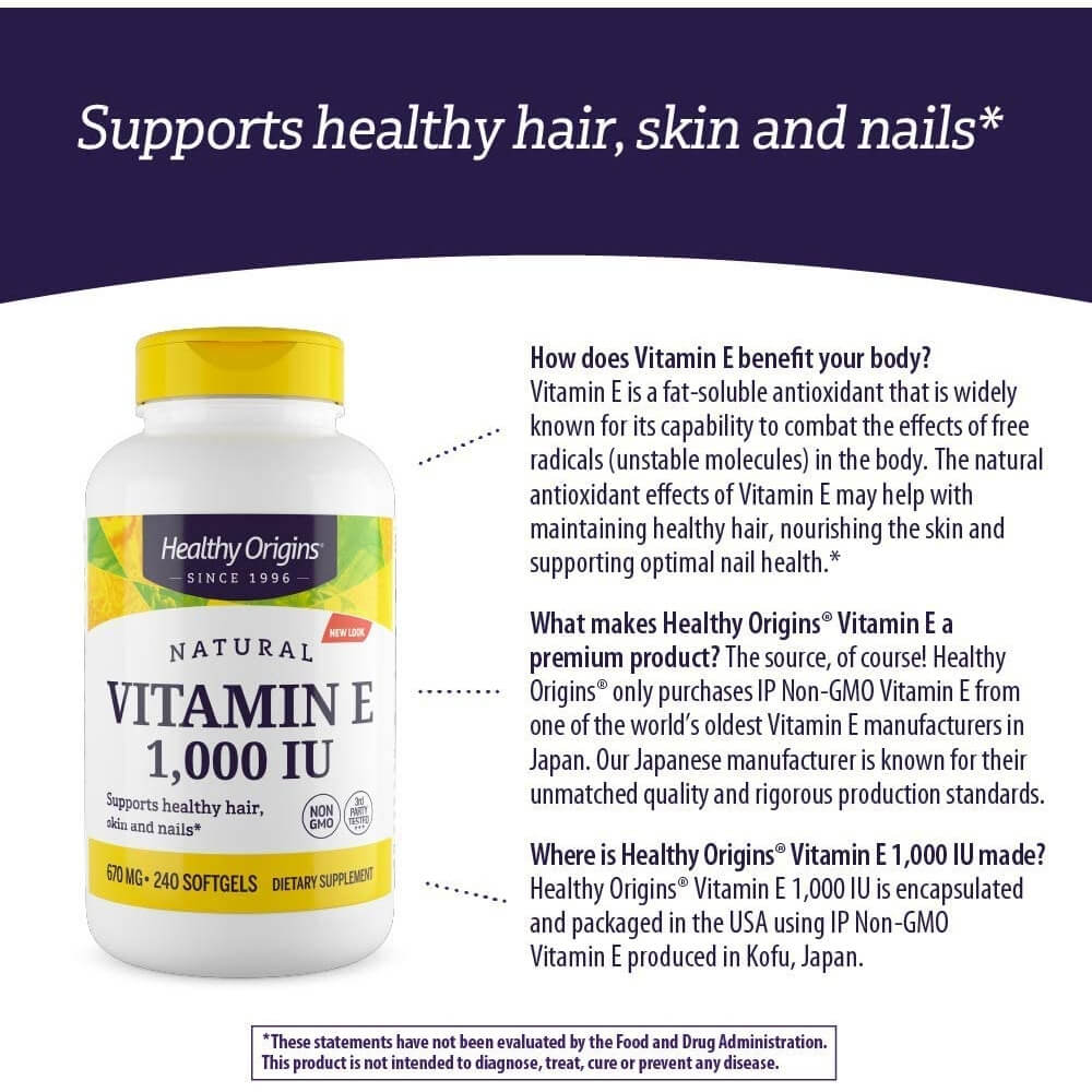 Vitamin E, 1000mg