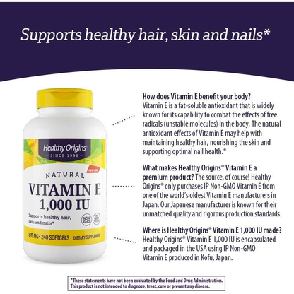 Vitamin E, 1000mg