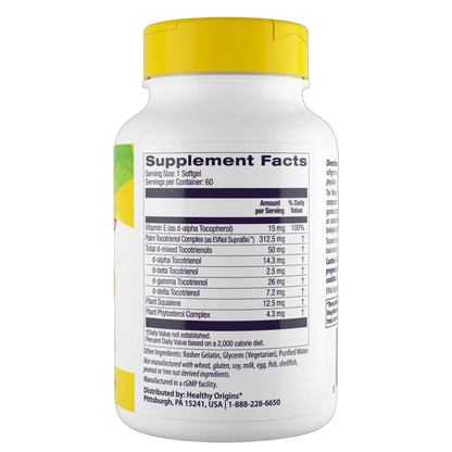 Tocomin SupraBio Tocotrienols, 50mg