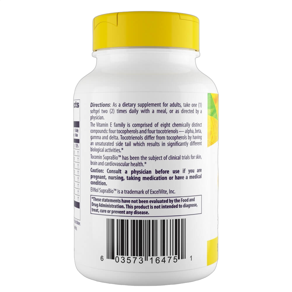 Tocomin SupraBio Tocotrienols, 50mg