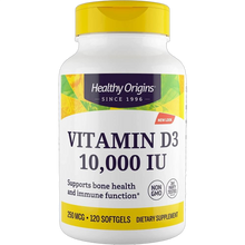 Vitamin D3, 10000IU, Softgels (Olive Oil)