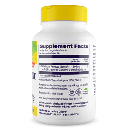 L-Glutathione Reduced, 500mg