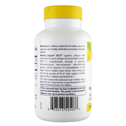 UC II, Undenatured Type II Collagen, 40mg