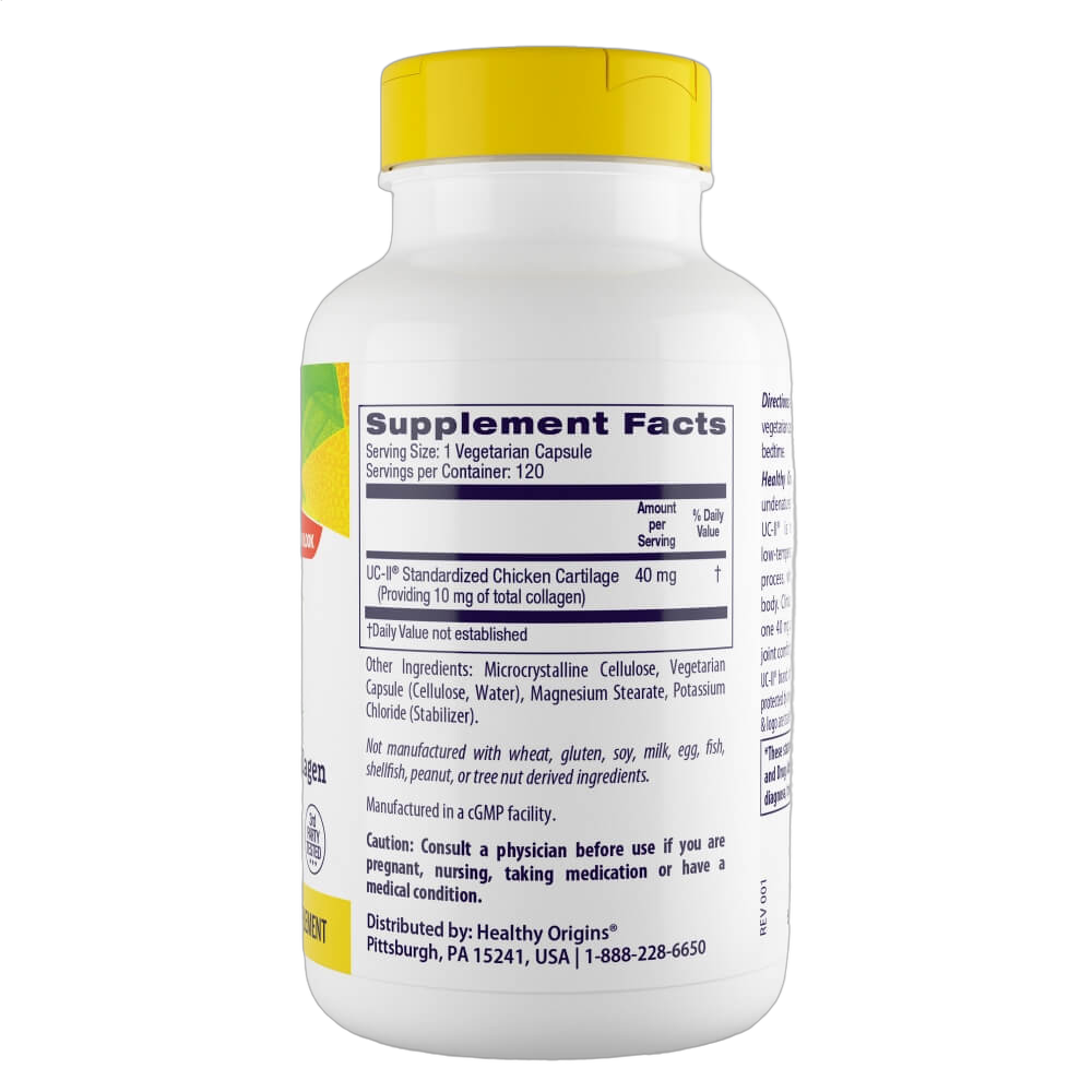UC II, Undenatured Type II Collagen, 40mg