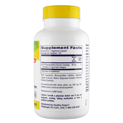 UC II, Undenatured Type II Collagen, 40mg