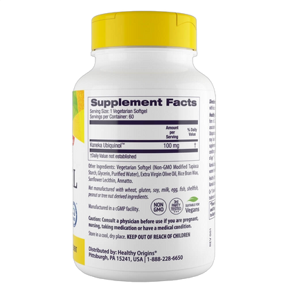 Vegan Ubiquinol, 100mg