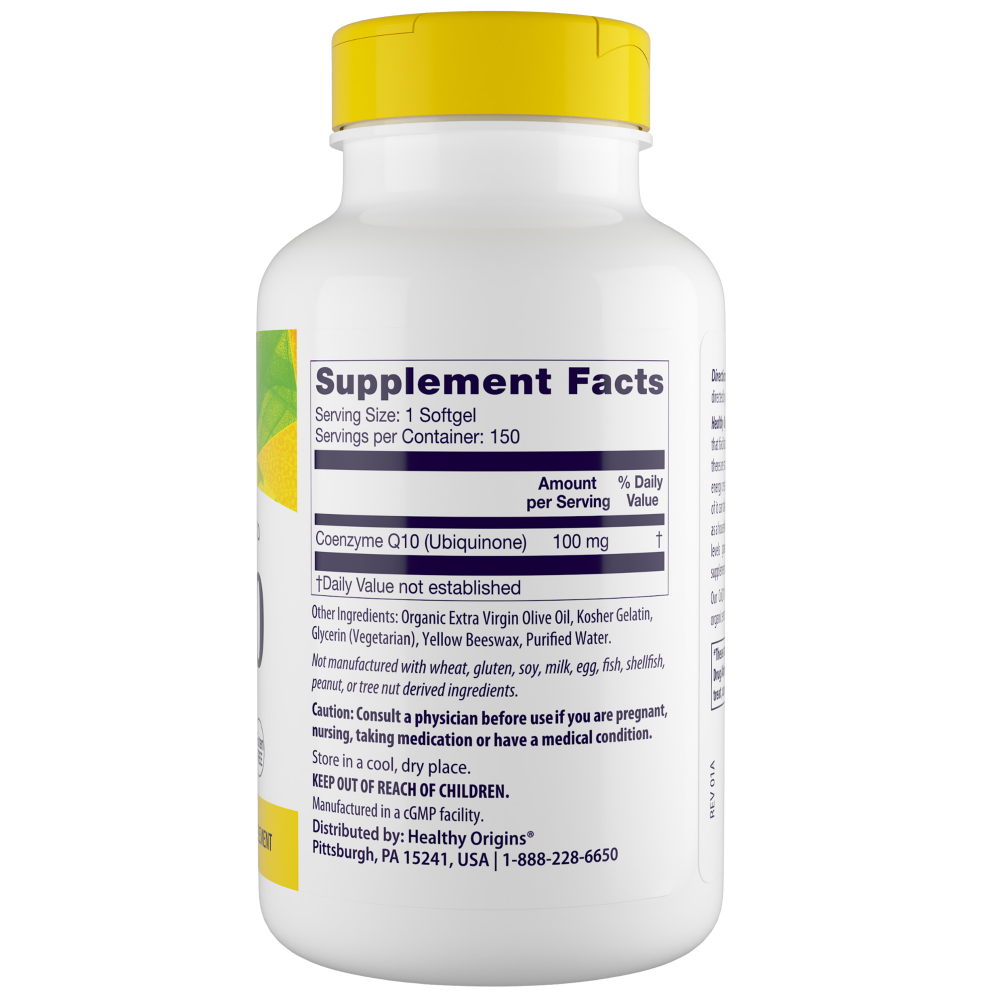 Natural Co enzyme Q10, 100mg