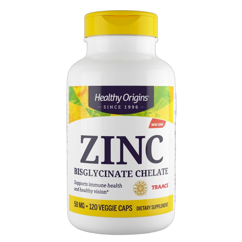 Zinc Bisglycinate Chelate, 50mg,120 Capsules
