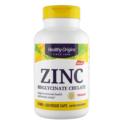 Zinc Bisglycinate Chelate, 50mg,120 Capsules