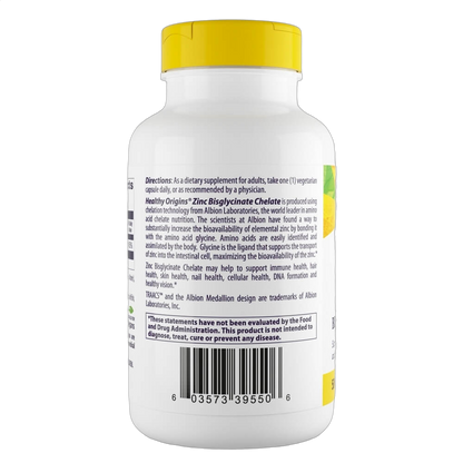 Zinc Bisglycinate Chelate, 50mg,120 Capsules