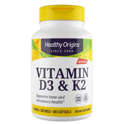 Vitamin D3 & K2, 50mcg/200mcg