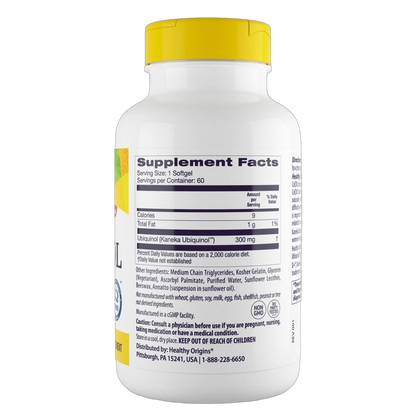 Ubiquinol, 300mg