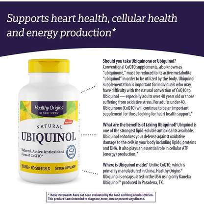 Ubiquinol, 300mg