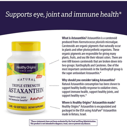 Astaxanthin, 12mg