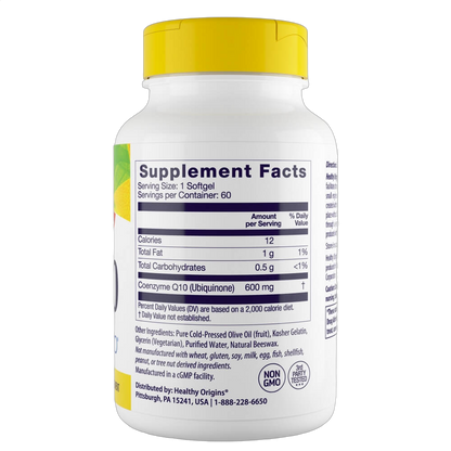 Natural Co enzyme Q10 With Kaneka Q10, 600mg